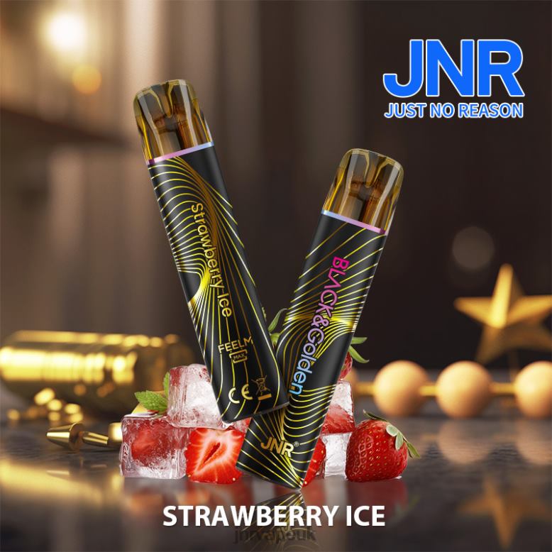 JNR Vape UK - Strawberry Ice JNR BLACK & GLODEN XVH26283